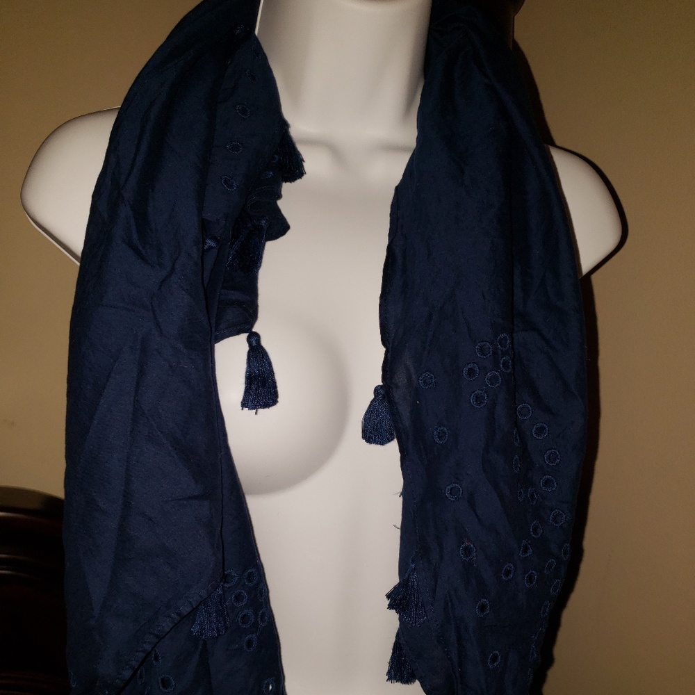 Jet blue Scarf - Picture 3 of 3